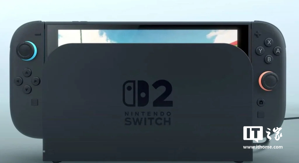 任天堂 Switch 2 底座细节曝光：通风口设计助力散热