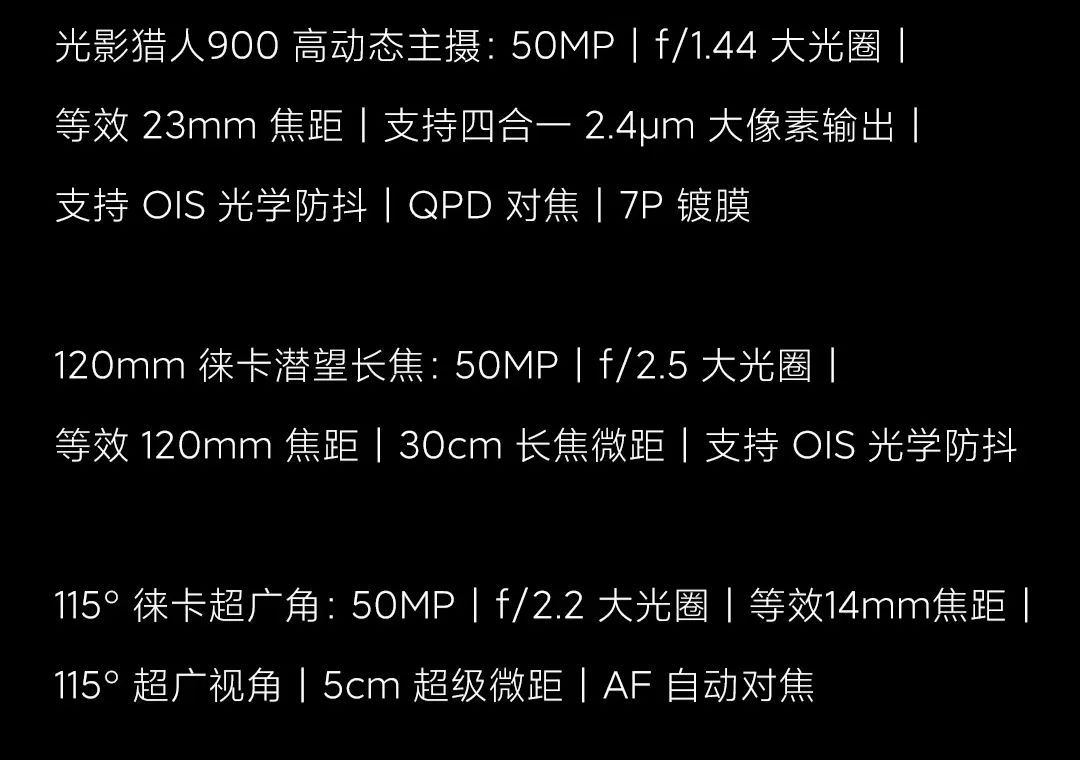 手机的拍照功能强不强，要看哪几项参数