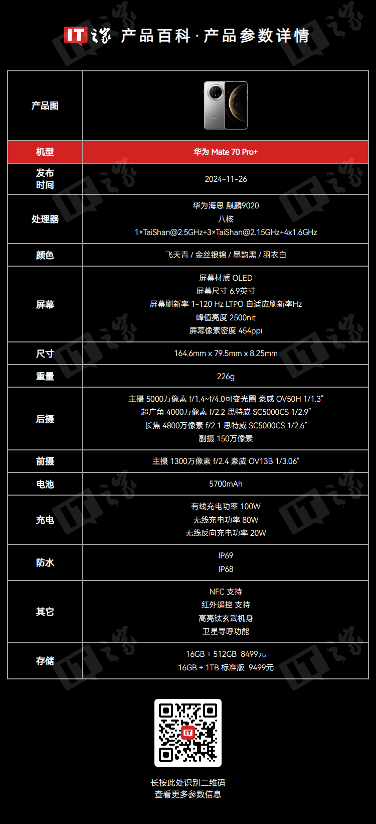 华为商城 Mate 70 Pro+ 开启“90 天预约申购”：订单将按随机顺序发货，手机 8499 元起