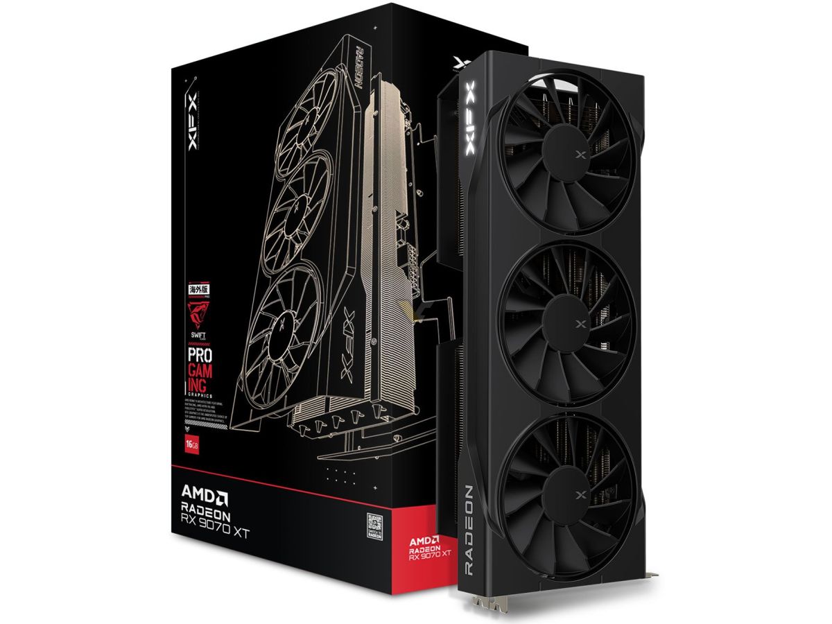 XFX 讯景将推至少 9 款 Radon RX 9070 XT 显卡，分属三大产品线