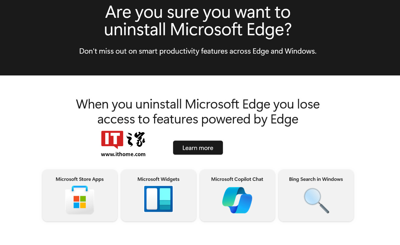 微软玩转文字游戏，卸载 Edge 浏览器指南变身宣传手册