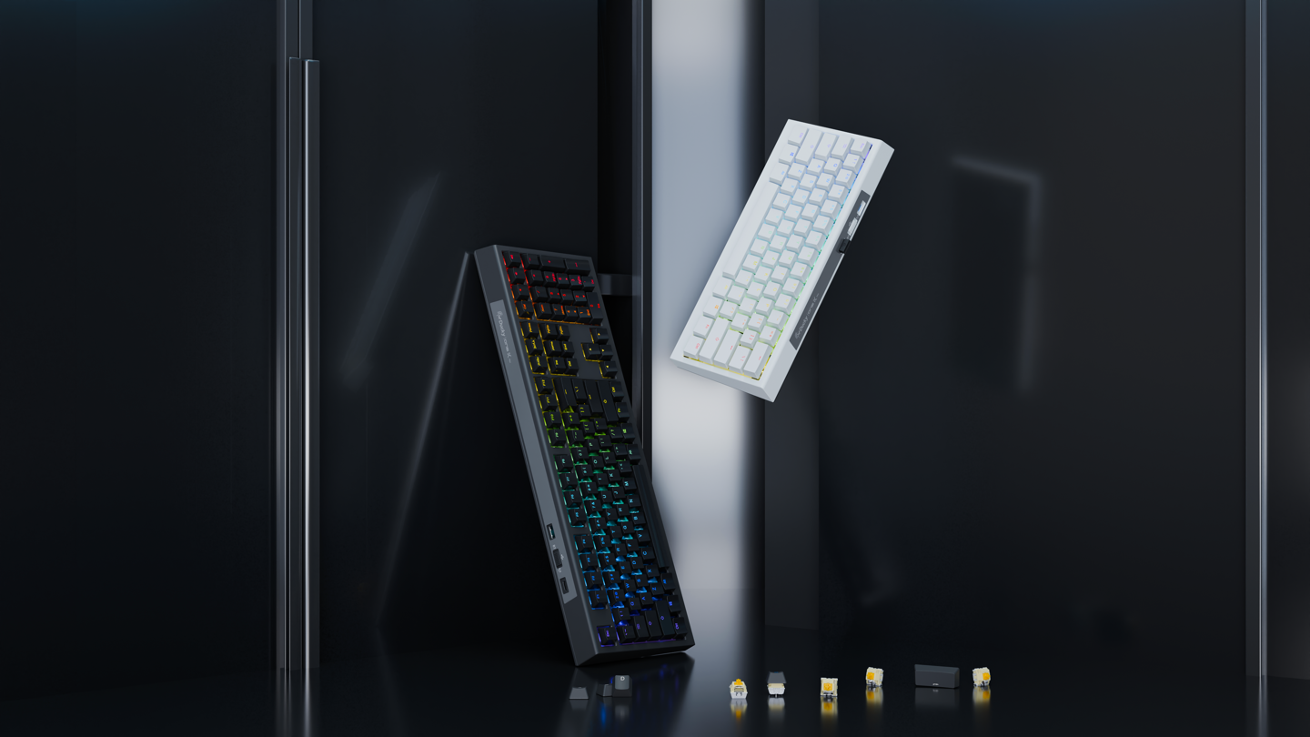 Ducky 推出电感模拟轴体机械键盘 One X Wireless，100%、60% 双配列可选