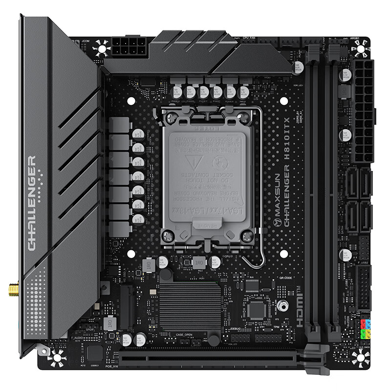 铭瑄推出 H810ITX WIFI 挑战者主板：支持双 PCIe 4.0 x 4 M.2 硬盘，749 元
