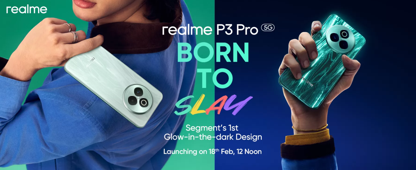 真我海外新机“realme P3 Pro”亮相：骁龙 7s Gen 3、1.5K OLED 四等深屏