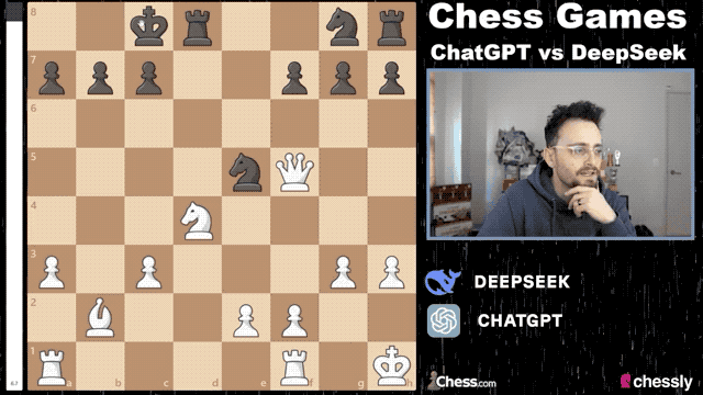 DeepSeek 下棋靠忽悠赢了 ChatGPT，网友称“孙子兵法都用上了”