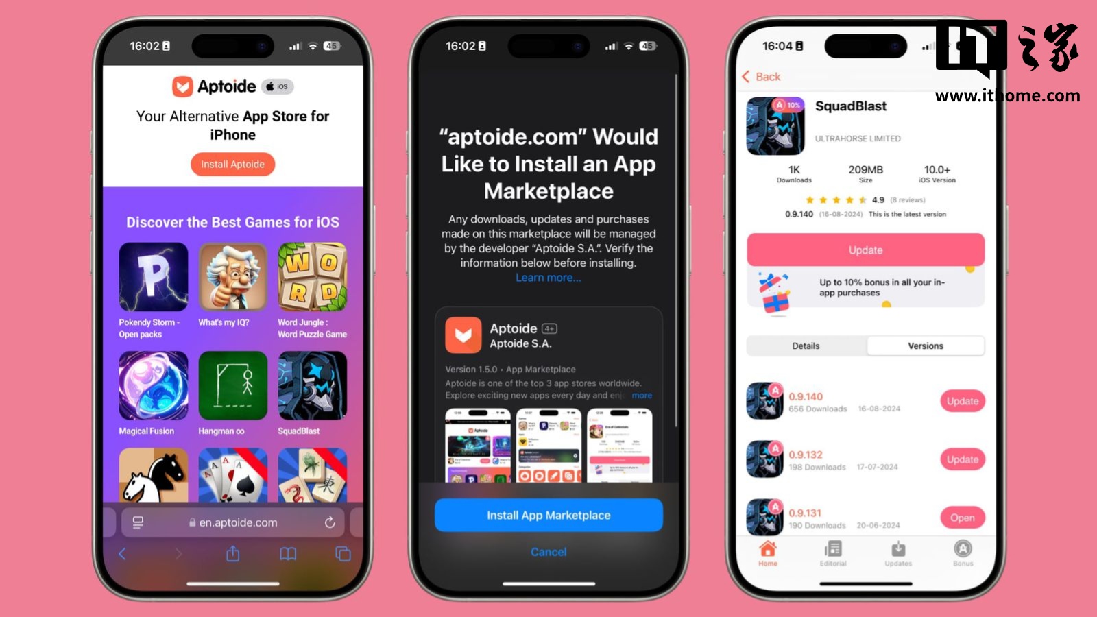 Aptoide 正式在欧盟推出苹果 iOS 游戏应用商店，可下载旧版游戏