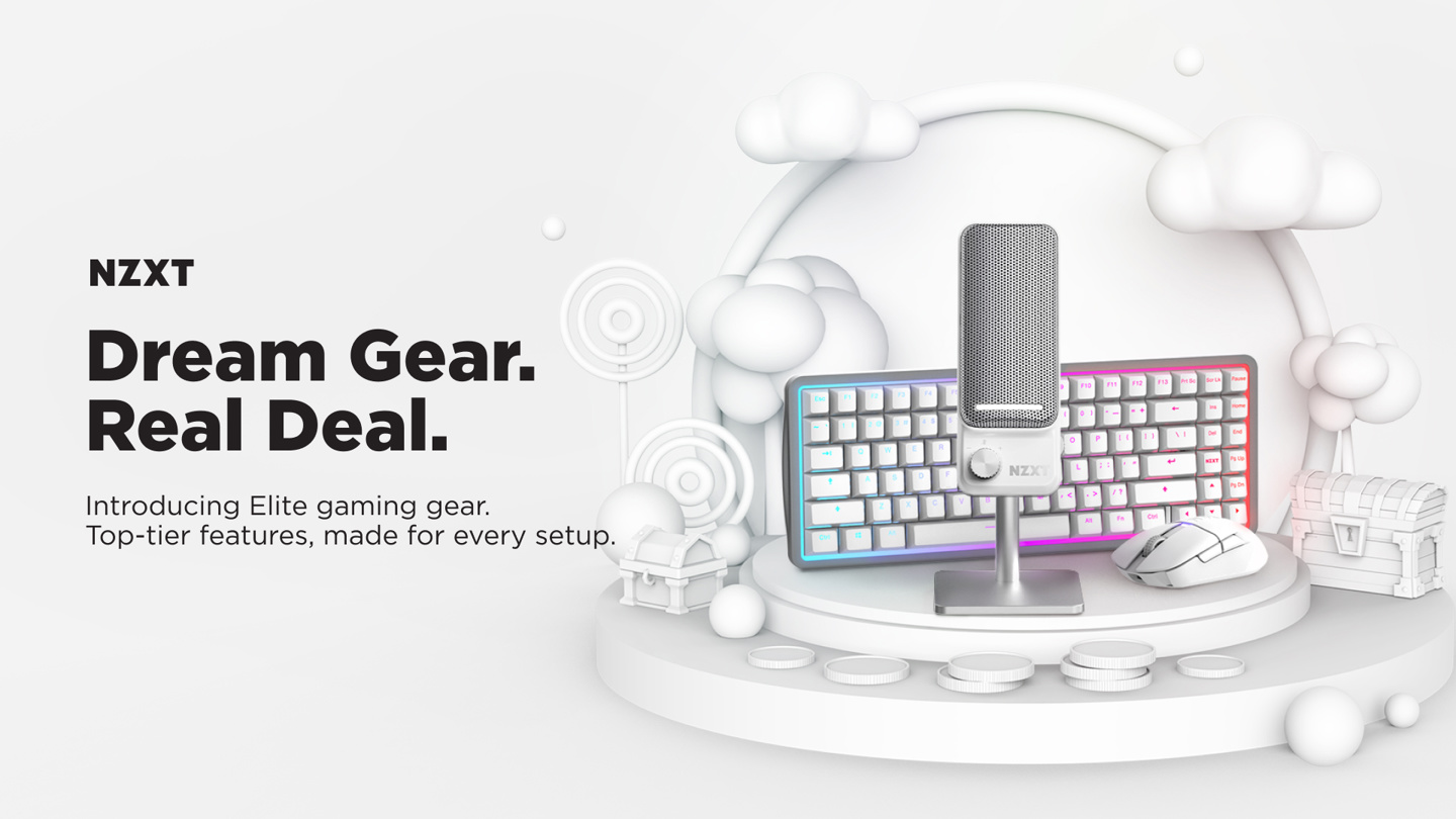 恩杰 NZXT 推出 Elite 系列外设新品，含 8K 有线轮询率键鼠