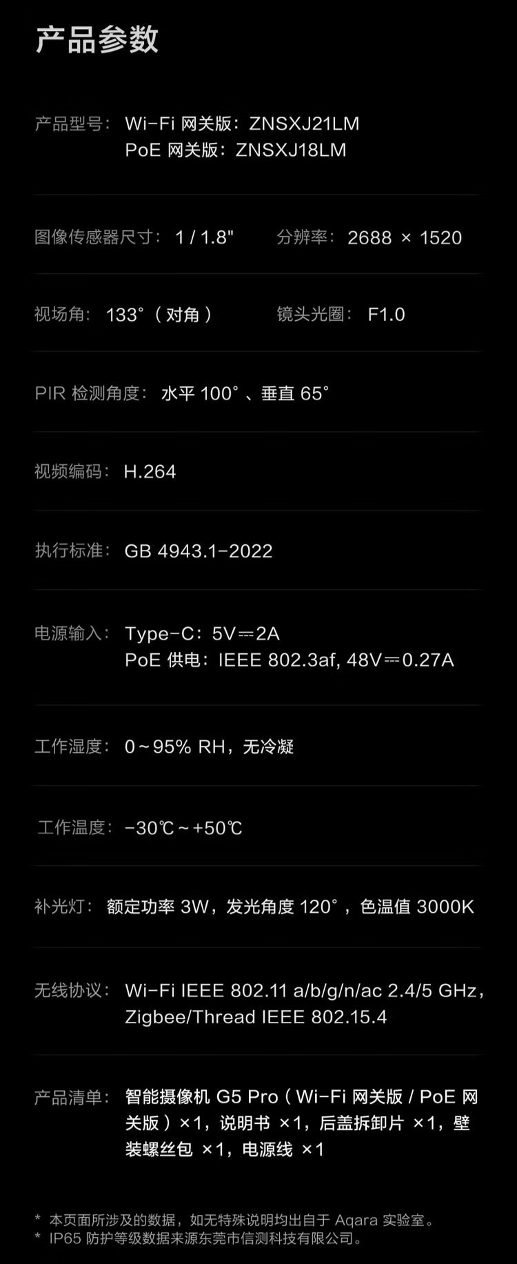 绿米 Aqara 智能摄像机 G5 Pro 首销：7 种 AI 视觉识别、支持 HomeKit，1299 元起