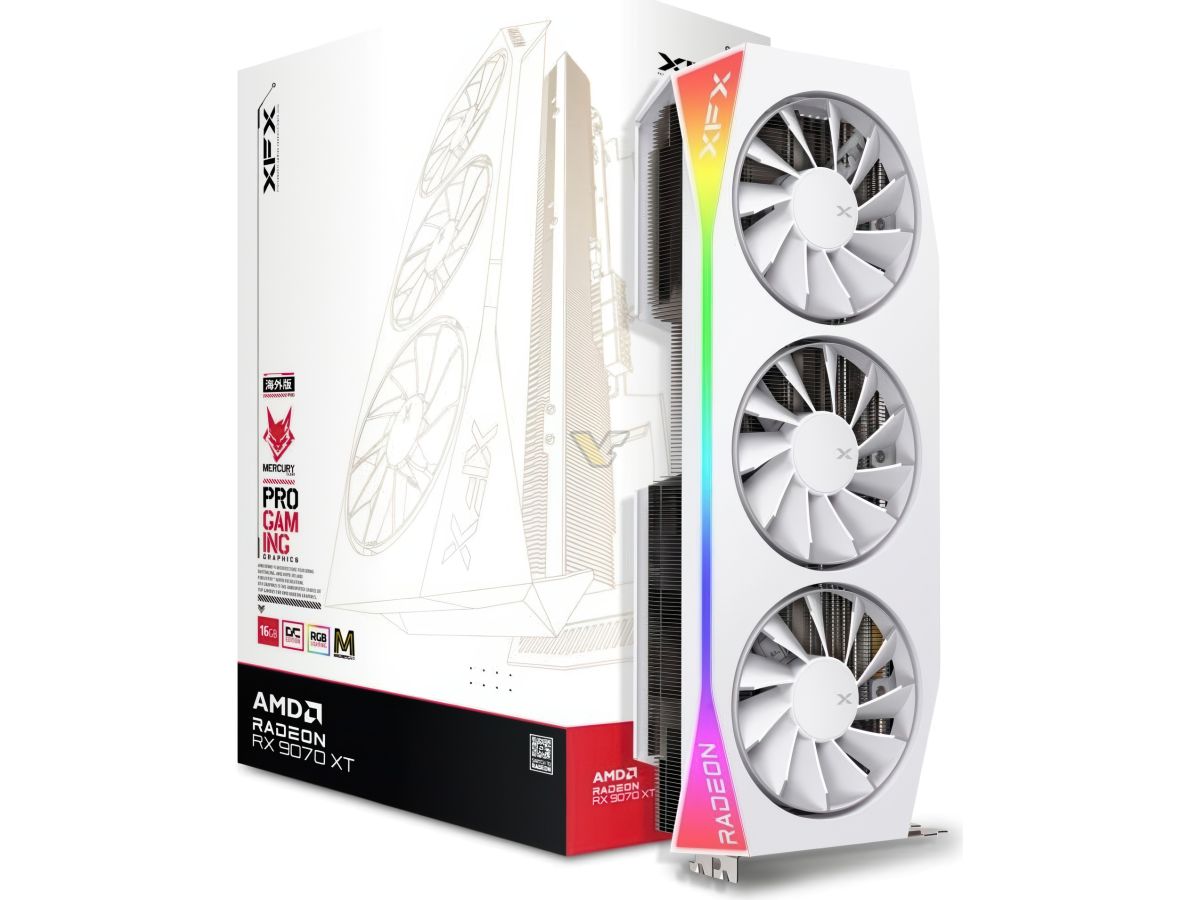 XFX 讯景将推至少 9 款 Radon RX 9070 XT 显卡，分属三大产品线