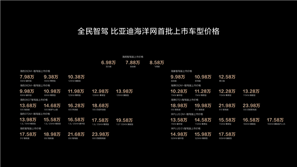 698的海豚带智驾？高阶智驾的普及时刻，到了！