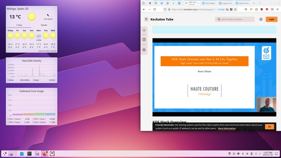 KDE Plasma 6.3 桌面环境发布：像素级优化、升级创意工具、增强定制选项、改善 CPU 监控