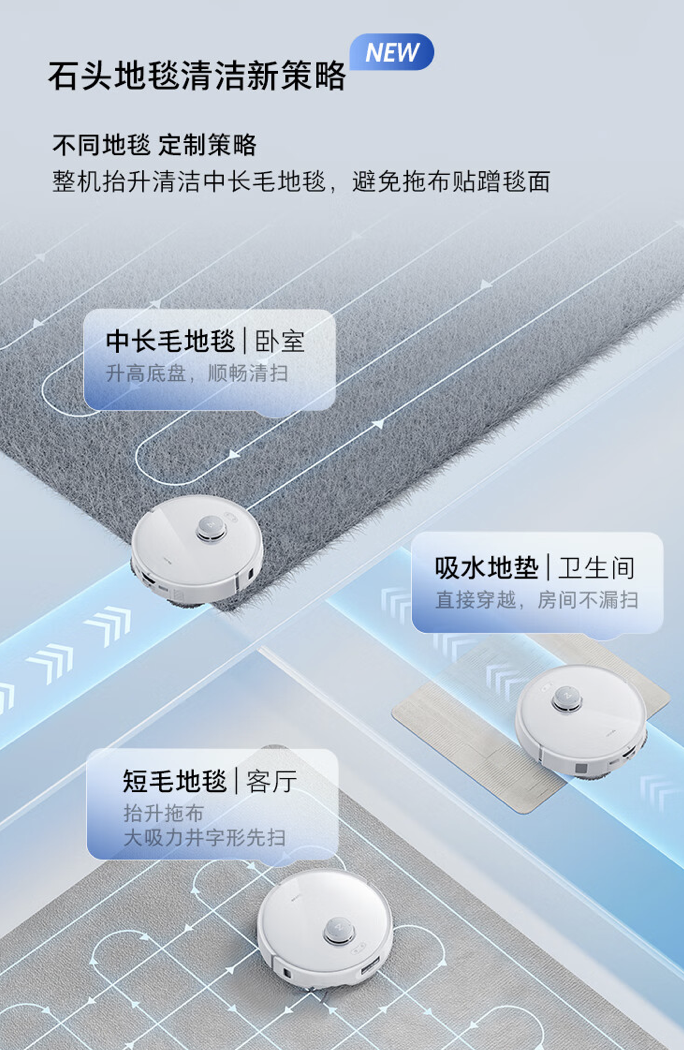石头扫拖机器人国补再现：P20 Pro 水箱版 2863 元、上下水版 3343 元