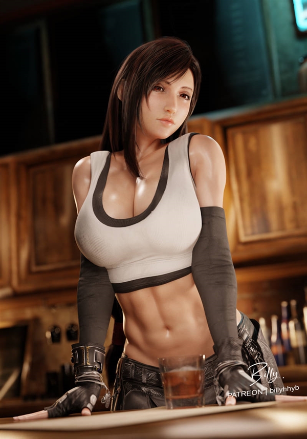 3D区推主晒蒂法绝美新图：完美身材 性感热辣