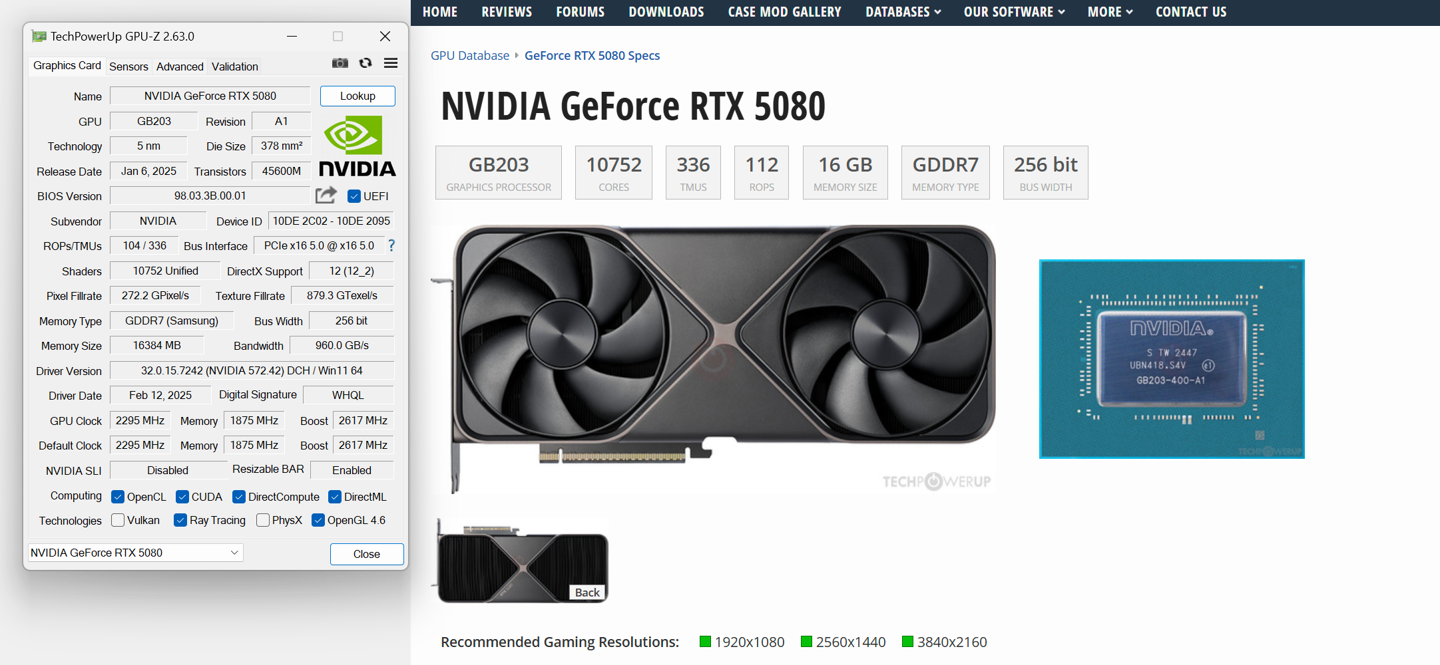 不只 RTX 5090 (D)、5070 Ti：英伟达 RTX 5080 显卡也爆出缺 ROPs 案例