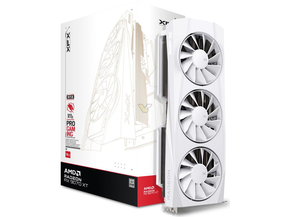 XFX 讯景将推至少 9 款 Radon RX 9070 XT 显卡，分属三大产品线
