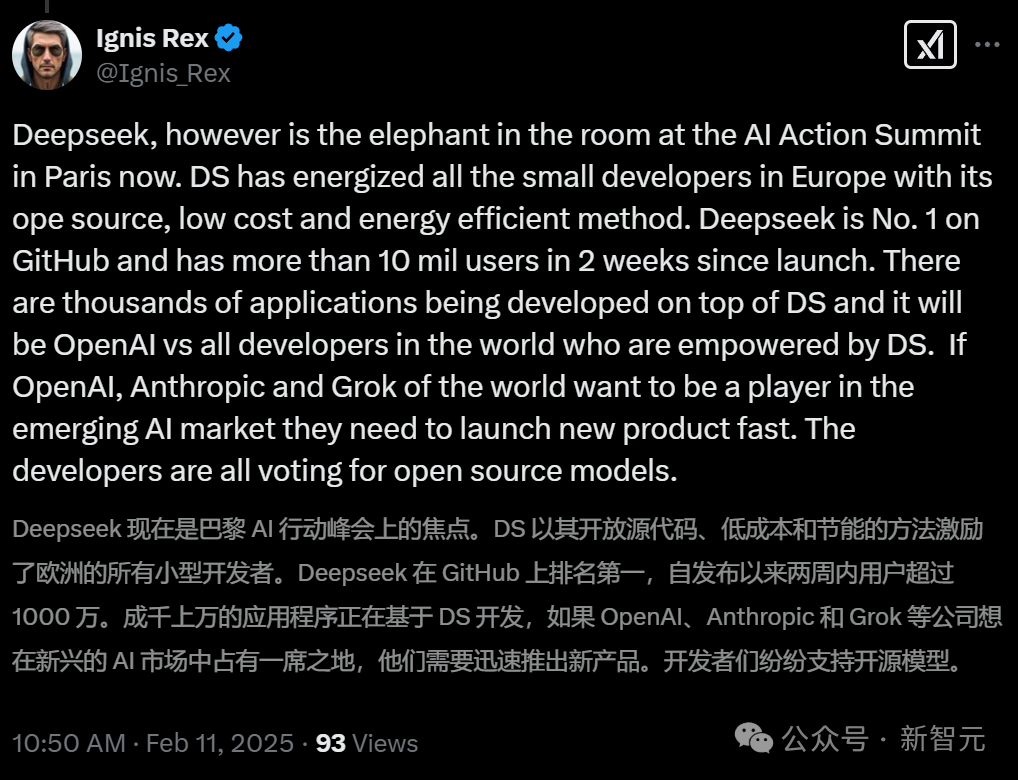 DeepSeek 被曝估值最高 1500 亿美元达 OpenAI 一半，巴黎地铁 70 岁老人都在聊