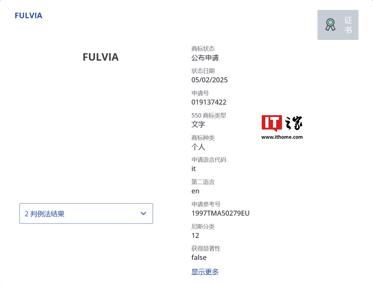 蓝旗亚最美车型复兴？Stellantis 集团注册 Fulvia 商标