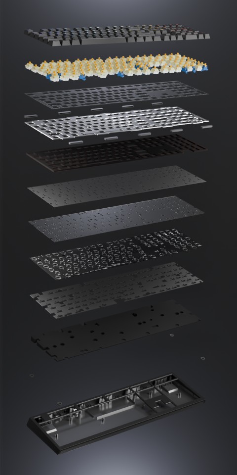 Ducky 推出电感模拟轴体机械键盘 One X Wireless，100%、60% 双配列可选