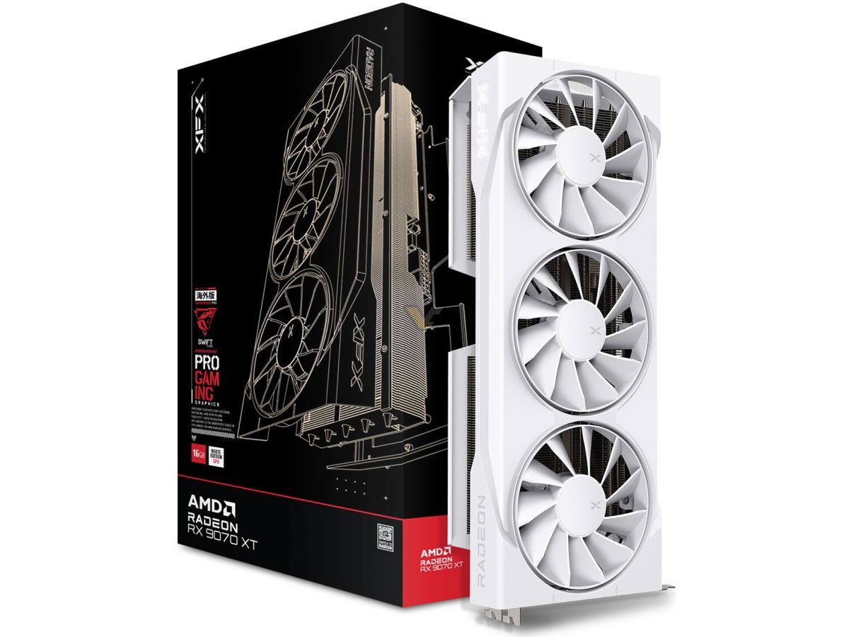 XFX 讯景将推至少 9 款 Radon RX 9070 XT 显卡，分属三大产品线