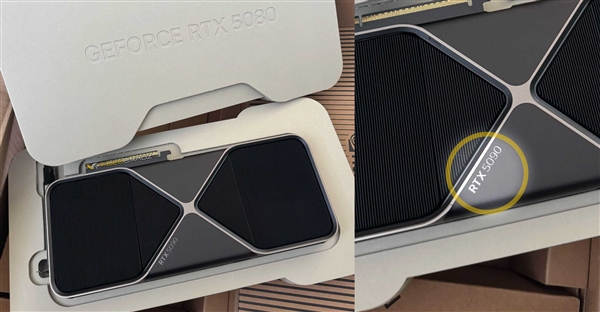 NVIDIA干嘛呢！玩家入手公版RTX 5080 却打着RTX 5090的标