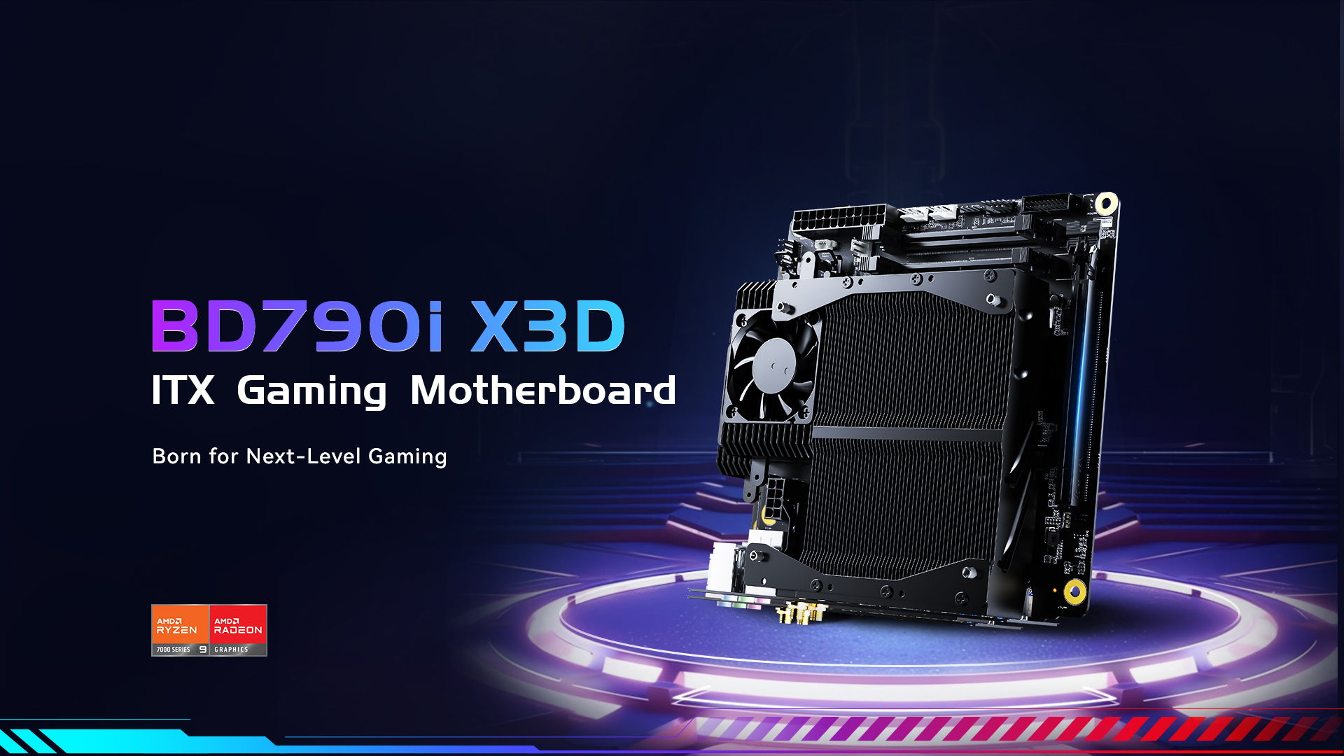 搭载锐龙 9 7945HX3D 处理器，铭凡推出 MoDT 主板 BD790i X3D