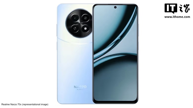 realme 真我 Narzo 80x 海外机型现身：天玑 6400 + 6/8GB RAM + 128/256GB 存储空间