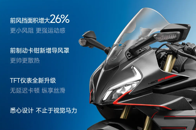 春风 450SR 2025 款摩托车上市：峰值功率 38kW，售价 25980 元