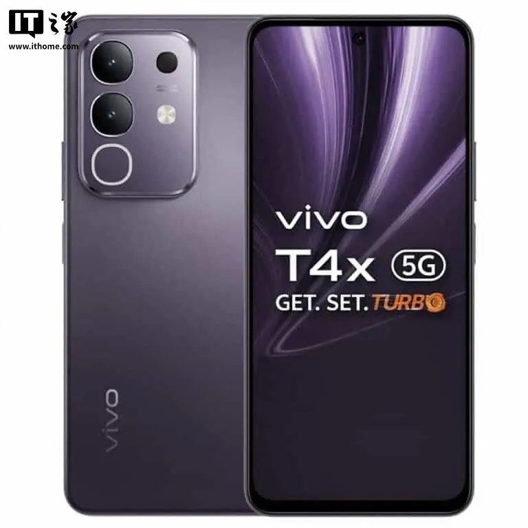vivo T4x 手机海外发布，配备 6500mAh 电池和 120Hz 屏