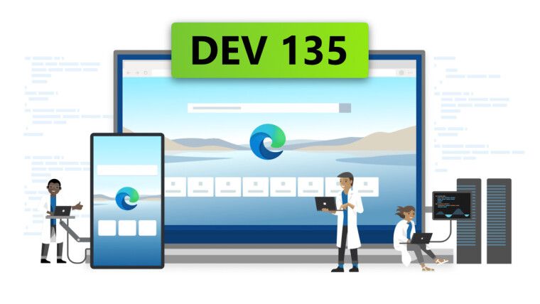 微软 Edge 135 Dev 浏览器更新：修复崩溃 / UI 等问题，新增折叠标签组显示活动标签页