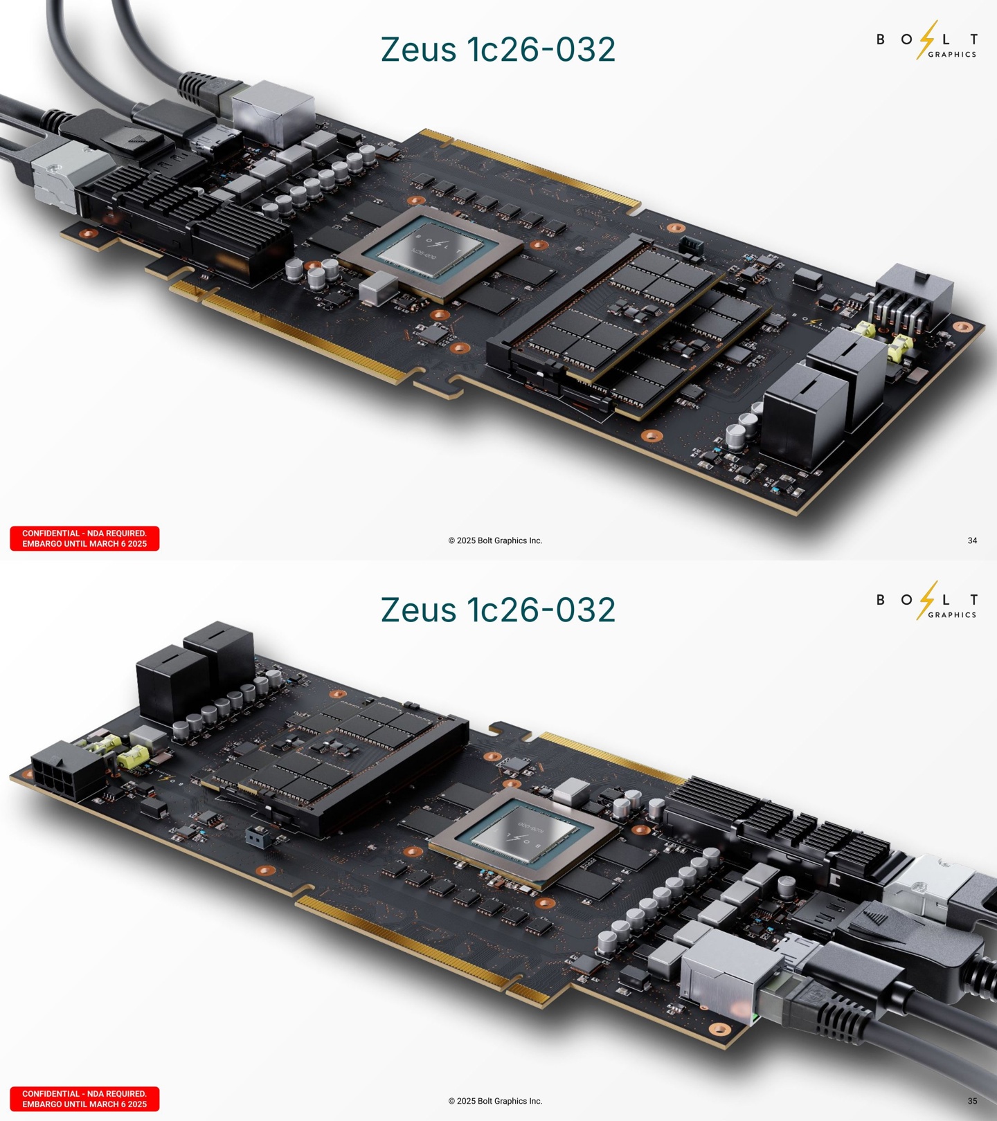Bolt Graphics 推出 Zeus 系列 GPU：至高 2304GB 可扩展显存，原生 800GbE 以太网