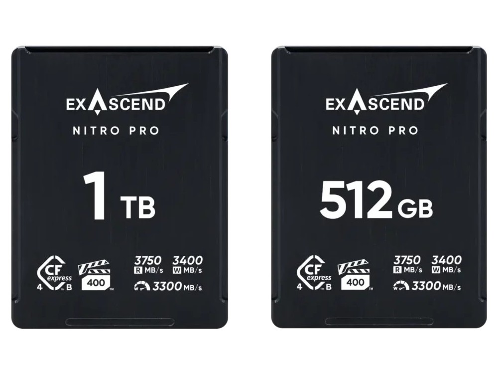 至誉 Exascend 推出旗舰 Nitro Pro 系列 CFe 4.0 Type B 存储卡，pSLC 闪存