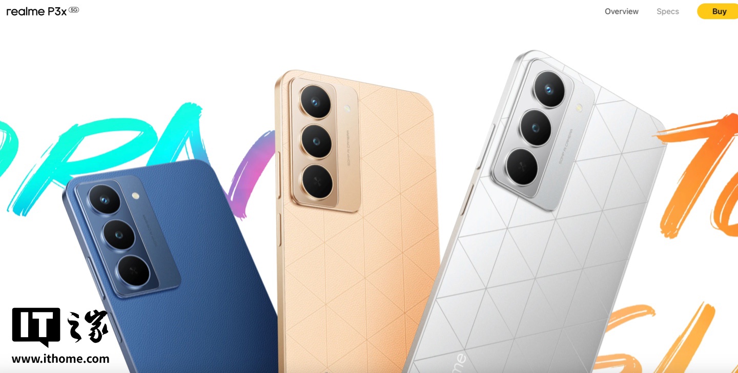 realme 真我 P3 Ultra 手机现身：天玑 8350 + 12GB RAM、竞争小米 Poco X7 Pro
