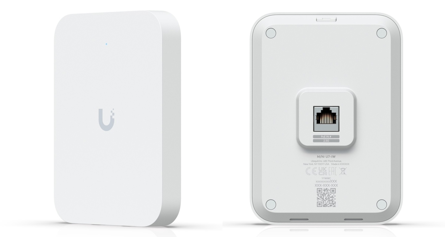 Ubiquiti 推出 Wi-Fi 7 接入点 U7 Lite、U7 In-Wall：BE5000，支持 PoE