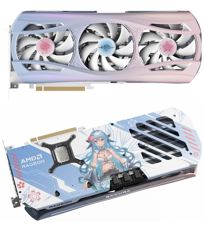 二次元主题，盈通推出三款樱瞳产品线 Radeon RX 9070 系列显卡
